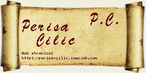 Periša Cilić vizit kartica